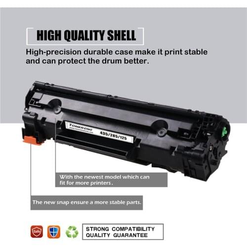 Compatible Toner Cartridge CB435A 35A 435 435a for Laserjet P1002 P1003 P1004 P1005 P1006 P1007 P1009 printers