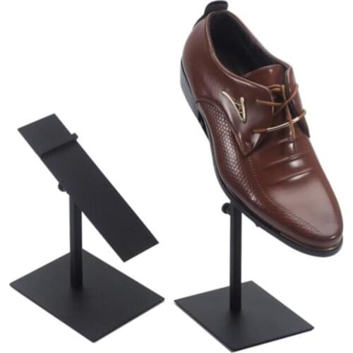 Black Shoe Display Stand Men Shoe Show Rack Clothing Store Display Prop Women High-heel Sandals Holder Shoe Midisland Rack