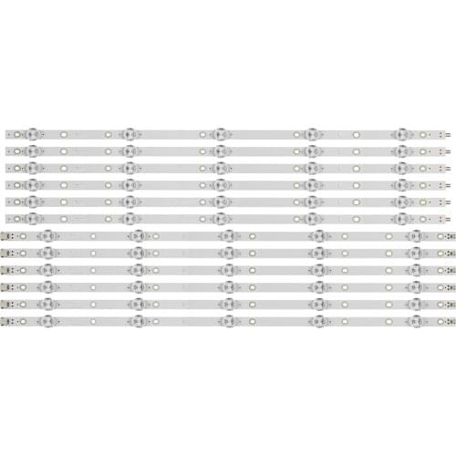 New 12 PCS LED backlight strip for 55PUS7503 55PUS6162 55PUS6262 55PUS6753 55PUS7303 55PUS6703 LB55073 V1_02 55PUS6412 55PUS6503