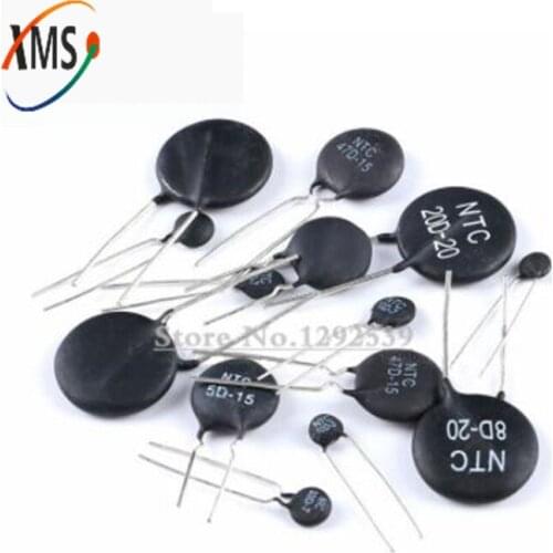 10pcs Thermal Resistor NTC 5D-11 10D-9 10D-11 47D-15 10D-20 10D-13 8D-11 10D-15 5D-15 10D-7 MF11-103 33D-7 8D-12 20D-20 5D-9