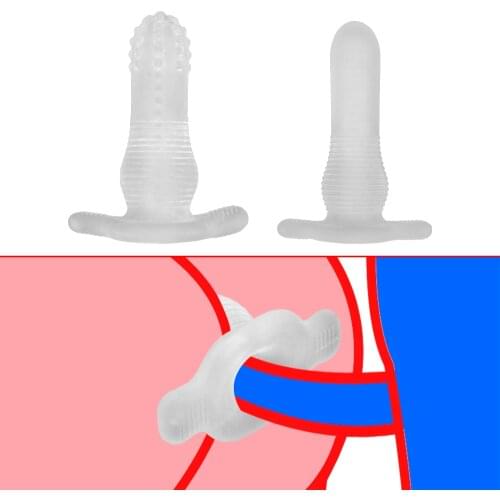 TPE Hollow Anal Plug Transparent Anus Dilator Prostate Massager Anal Expanding Butt Expansion Sex Toys for Women Men Gay