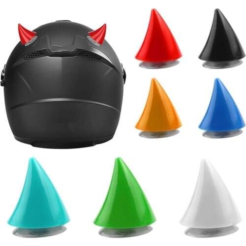 1Pcs Motorcycle Helmet Cute Corner Plastic Horn Decoration Motocross Full Face Off Road Helmet Decoration Moto Car Accessories