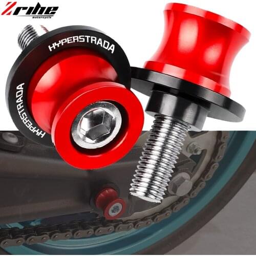 Motorcycle Universal Accessories 6MM 8MM 10MM Aluminum Swingarm Spools Slider For DUCATI Hyperstrada 939 821 796 2013 2014 2015