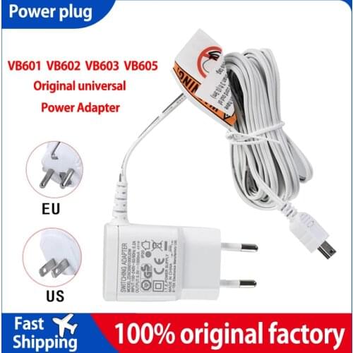 Baby Monitor Original VB601 / VB602 / VB603 / VB605 DC Universal Power Adapter 5V 1000mA 100-240V 50 / 60HZ Charger