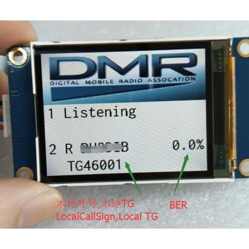 2.2" inch LCD Display Screen for MMDVM Hotspot Callsign Module Raspberry pi