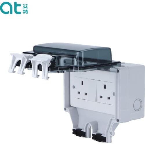 1Gang Switch 3Gang Socket British / German / French / American / Isreali Outdoor Power Supply Waterproof Socket