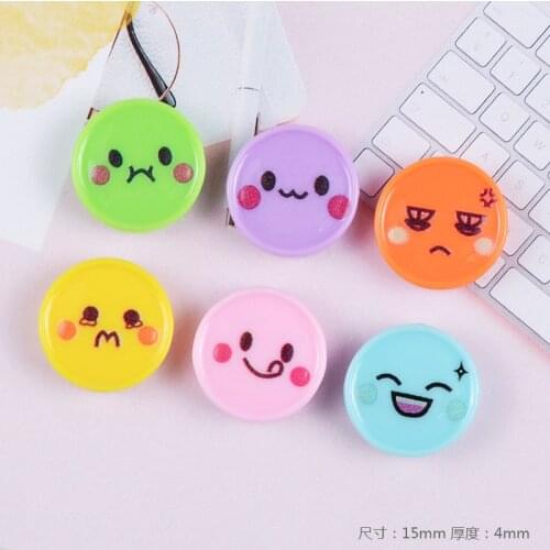 100pcs/lot Flat Back Kawaii Resin expression Cabochon For Mobile Case Scrapbooking Craft Head Wear DIY Embellishment