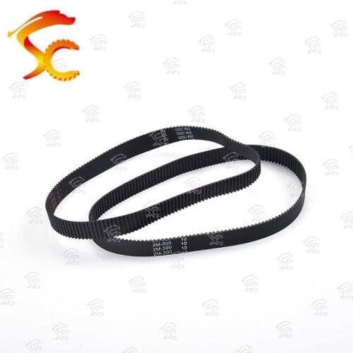 2PCS 2GT/2M 300 310 closed-loop rubber timing belt Teeth 150 155 Length 300mm 310mm width 6mm 10mm 12mm 15mm timing belt