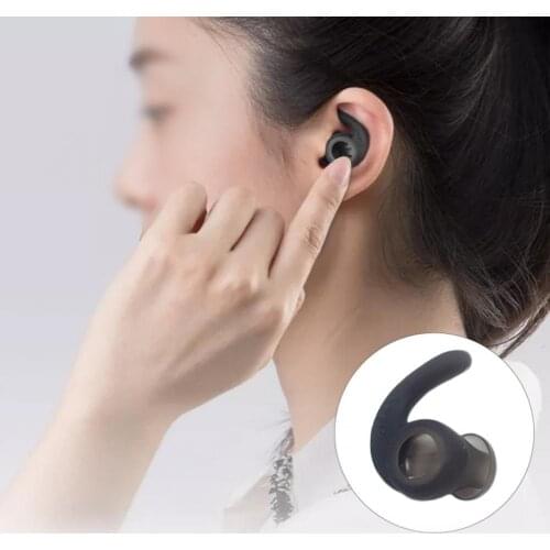 3 Pairs In-ear Earbud Protector Solid Color Comfortable Dust-proof Silicone Ear Bud Cover Earphone Tips for JBL T280BT