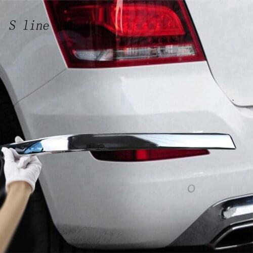Car styling Rear Side Mirror body Fog light decoration Stickers Covers Trim For Mercedes Benz GLK X204 Class Auto Accessories