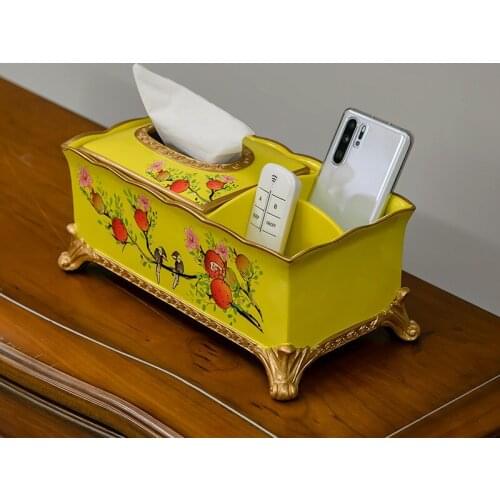 Bathroom Paper Box Resin Tissue Box/Rack Multi-function Organizer Holder For Office Home Living Room Bedroom KTV Useful