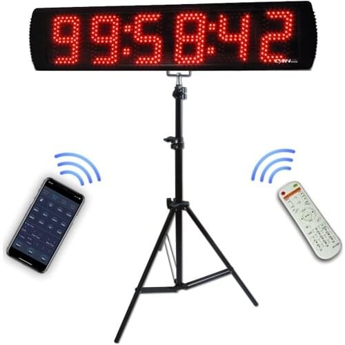 Ganxin 5'' 6 digits outdoor stopwatch countdown timer led