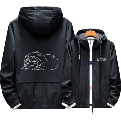 Himouto! Umaru-Chan Role Doma Umaru Taihei Doma Cosplay Hot Sale Hoodie Luminous Printed Zipper Fashion Winter Warm Thick Jacket