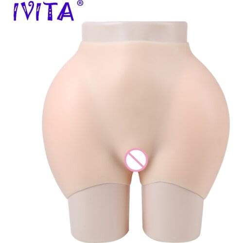 IVITA Realistic Silicone Fake Vagina Transgender Crossdressing Shemale Underwear Panties for Crossdresser Drag Queen Cosplay