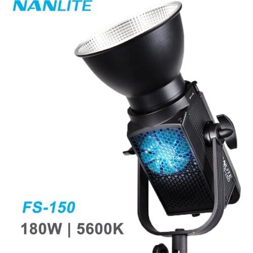 Nanguang Nanlite FS-150 200W LED Video Light AC Monolight CRI 5600K daylight-balanced Photography light special Lighting Effects