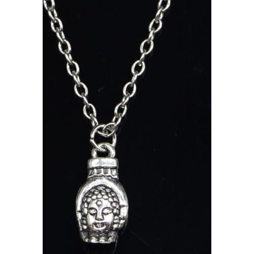 New Fashion Necklace 18x8mm buddhism buddha palm Pendants Short Long Women Men Colar Gift Jewelry Choker