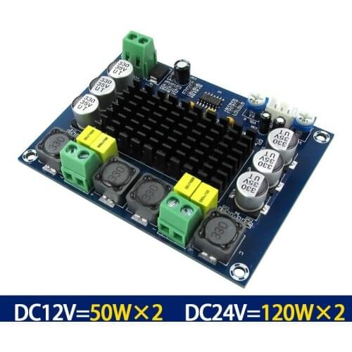 NEW TPA3116D2 Dual-channel Stereo High Power Digital Audio Power Amplifier Board 2*120W