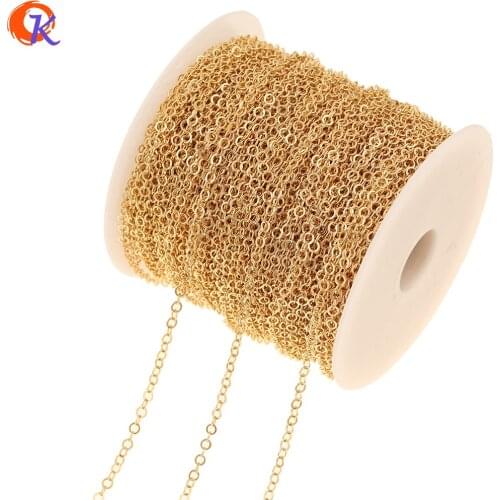 Cordial Design 5M/Lot Genuine Gold Plating/Round Loop Chain/Jewelry Accessories/Earring Findings/Hand Made/DIY Necklace Making