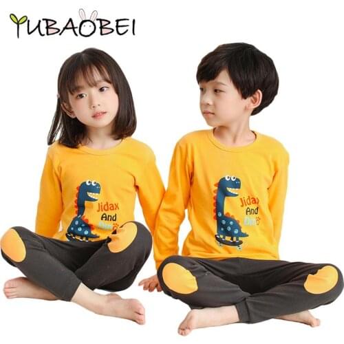 Autumn Winter Kids Pajamas Sets Baby Girl Clothes Boys Pyjamas Girls Pijamas Baby Sleepwear Childrens Long Sleeve T-Shirt+Pants