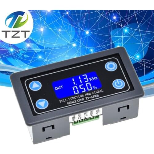 Full Function PWM Pulse Frequency Duty Ratio Adjustable Module Square Wave Rectangular Wave Signal Generator XY-APWM