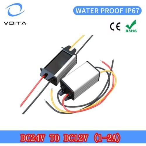 24V to 12V 1A 2A DC DC Step Down Converter Buck Regulator for Golf Cart Voltage Reducer