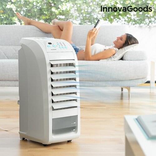 InnovaGoods Portable Evaporative Air Cooler 4.5 L 70W Grey
