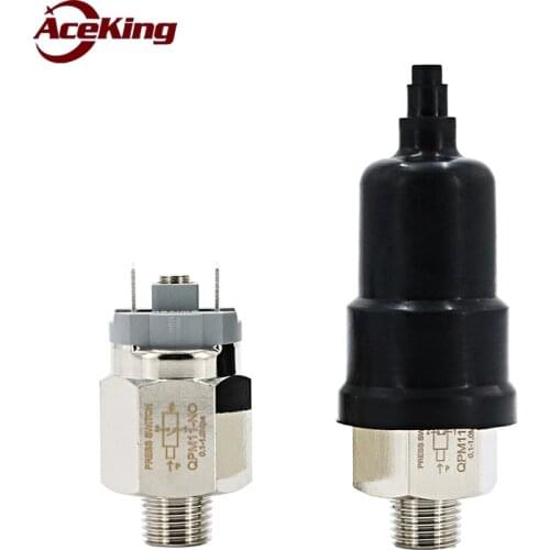Micro pressure adjustable pneumatic hydraulic mechanical normally open and normally closed pressure switch QPM11
