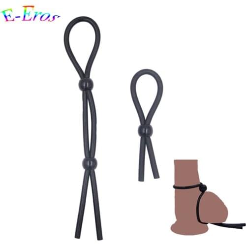 Sex Toys Adjustable Silicone Time Delay Cock Rings for Men Adult Penis Rings Male Masturbator Sex Ring