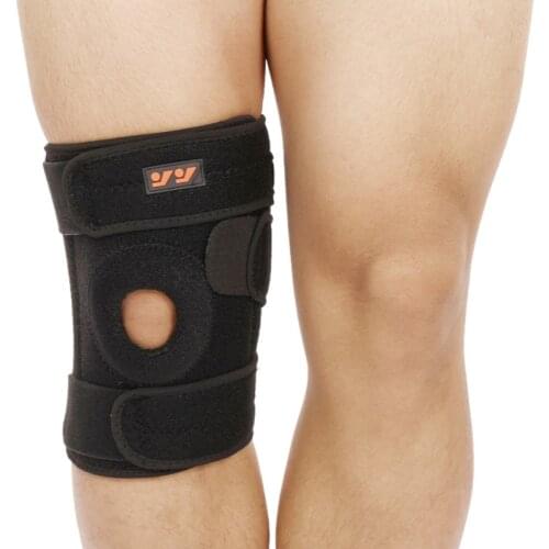 Sports Kneepad Men Pressurized Elastic Knee Pads Support Fitness Gear Basketball Volleyball Brace Protector Weightlifting Pads