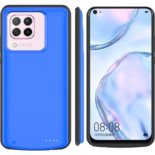 Slim Battery Charger Case For Huawei P40 Lite shockproof Power Bank Case Back clip battery Charging Cover For Huawei Nova 7i