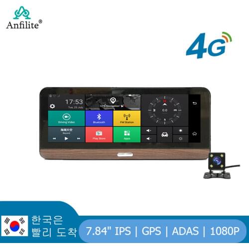 Android 8.1 4G Car DVR dash cam 5.18" 1080P rearView camera Car G-sensor Auto Video Recorder GPS navigation Parking monitoring