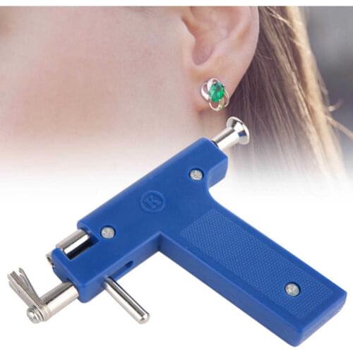 1 Set Professional Painless Body Piercing Tools anti-rust Nose Ear Navel Ear Hole Body Piercing Gun Tool No Pain Safe Sterile
