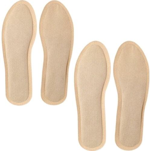 1 Pair Self-heating Insoles Winter Warm Foot Pad Paste Strong Lasting Keep Warm Shoes Boot for Cold Weather Men Woman
