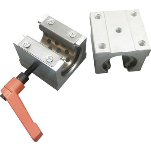 1 PCS SBR Graphite Copper Sleeve Locking Positioning Opening Slider Self-lubricating Aluminum Rail Slider SBR12/16/20/25/30