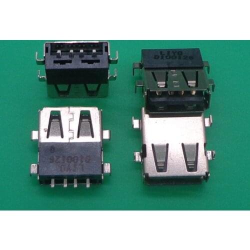 5-100pcs 100% Tested USB Replacement Port jack USB Connector 2.0 USB Socket for Acer 5750 5755 G Z ZG 5252 5551