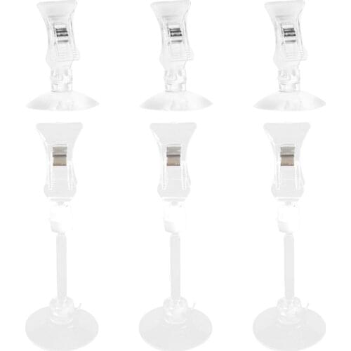 6pcs Fishes Veggie Seaweed Suction Cup Clip Feed Holder Feeding Tool for Fish Tank Aquarium Accessories(White)