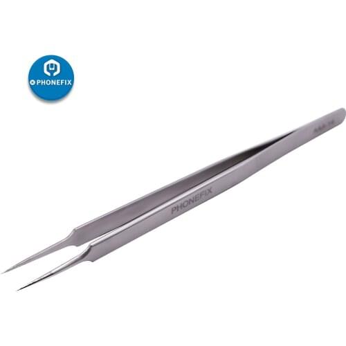 Anti-static Tweezers Curved Straight Tip Precision Stainless Steel Tweezers Electronics Industrial Tweezers Repair Tools