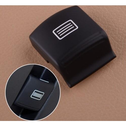 Car ABS & PC Sunroof Window Switch Button Fit for Mercedes-Benz S-CLASS W204 W221 3.2x3 cm Black
