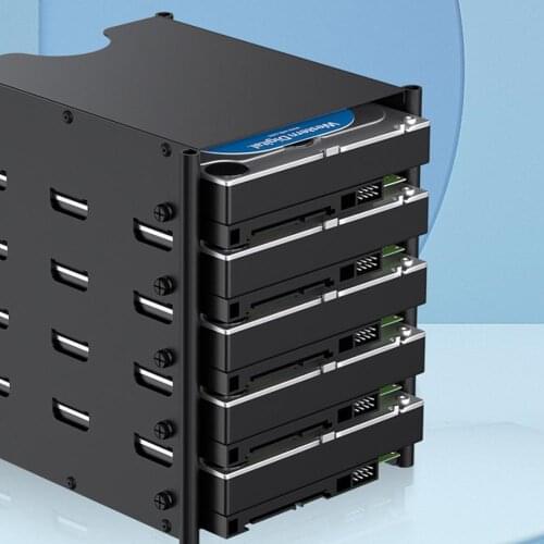 Hard Disk Storage Bracket 3.5-inch 5-layer Hard Disk Storage Box Expansion Storage Rack Adapter Suitable For CHIA Mining Machine