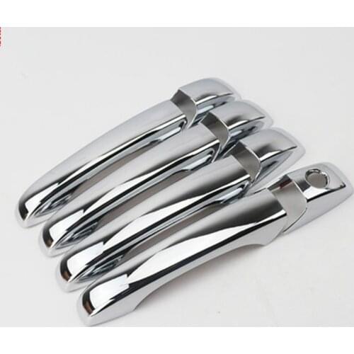 FUNDUOO For Dodge Durango 2011 2012 2013 2014 New Chrome Car Door Handle Cover Trim Sticker
