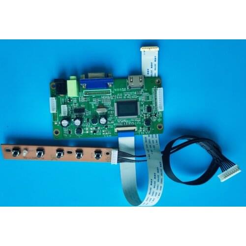 For LP173WF4-SPF2 LED EDP 17.3" KIT VGA 30Pin Controller board EDP HDMI LCD DIY monitor DRIVER 1920X1080 SCREEN display