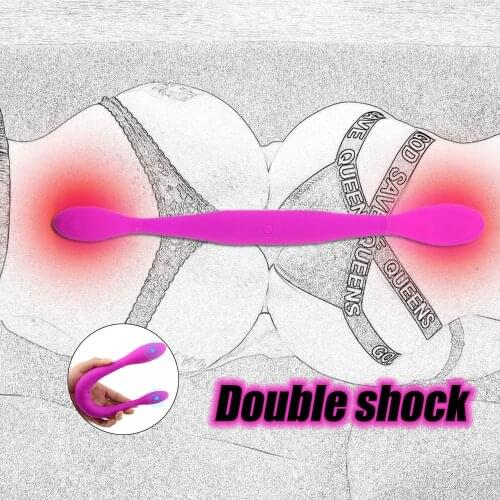 EXVOID Prostate G-spot Massager Double Ended Penis Lesbian Toys Sex Toys for Couples Masturbator Dildo