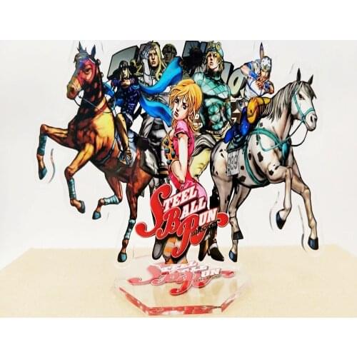 Anime JoJos Bizarre Adventure Acrylic Action Figure Stand Model Desk Decoration Collection Plate Holder Cosplay Toy Gift