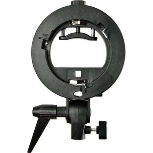 Godox S-Type Bracket Bowens Speedlite Flash Snoot Softbox Umbrella Mount Holder For GODOX YONGUO Canon Nikon Flash Speedlite