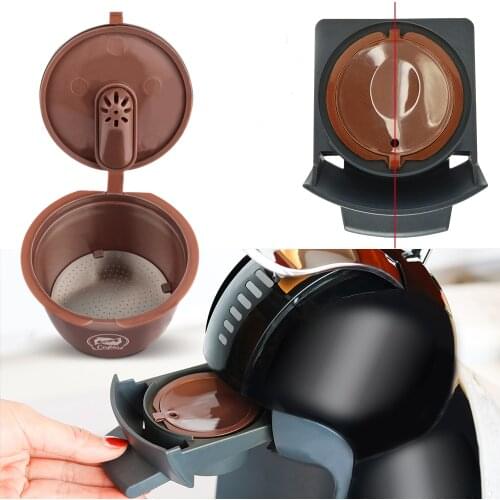 Crema Coffee Capsule Filter Upgrade 3rd Generation Two-type Dolce Gusto Cafeteira Refillable Reusable Coffee Cup Baskets Dripper