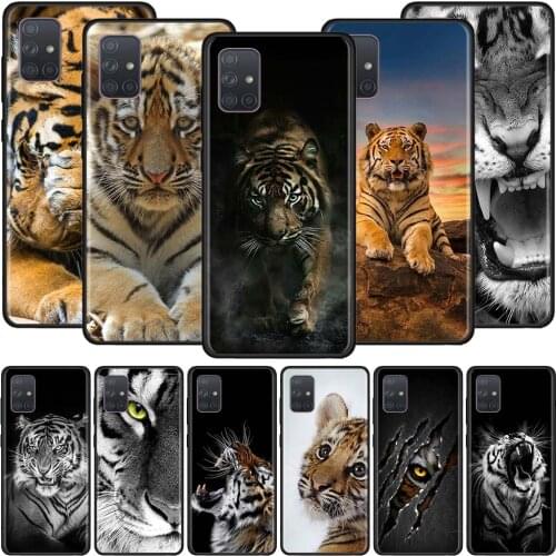 Soft Case for Samsung Galaxy A32 A52 A72 4G A21S A51 A71 A12 A50S A70S A02S A31 A41 Phone Shockproof Shell Funda Animal tiger
