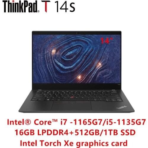 Lenovo ThinkPad T14s laptop 2021 Intel i5-1135G7/i7-1165G7 16GB/512GB/1TB SSD FHD Fingerprint WiFi 6 Backlit keyboard