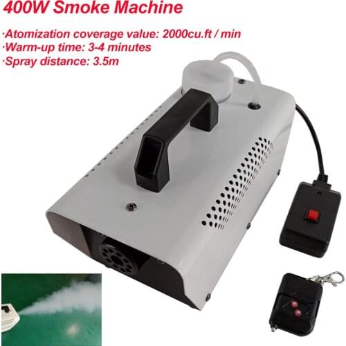 2020 New Remote Control 400W Smoke Machine Fog Machine Professional Smoke Ejector / Stage Party DJ Equipment / LED Fogger