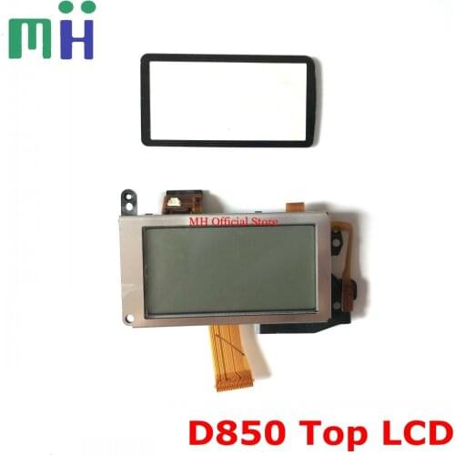 NEW For Nikon D850 Top LCD Display Screen 123UG with Protector Window Glass Camera Repair Part Replacement Unit