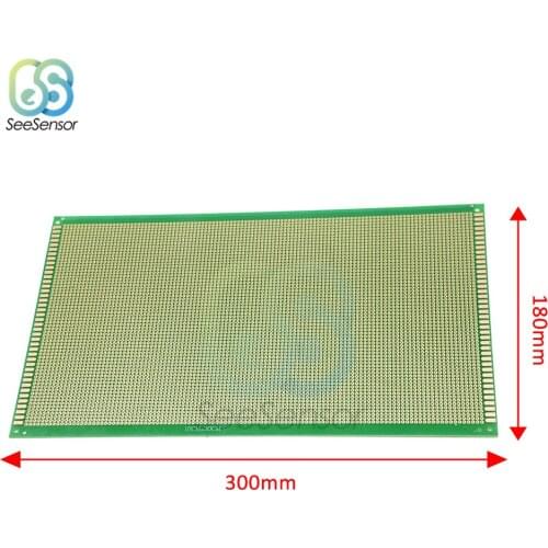 18X30CM Single Side Copper Prototype PCB Universal Board Experimental Development Plate For Arduino
